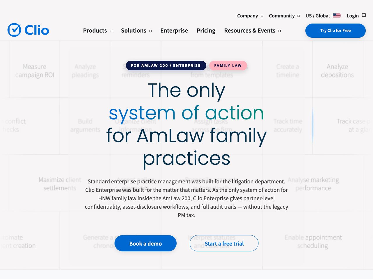 Landing page