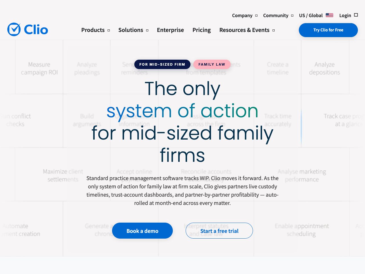 Landing page